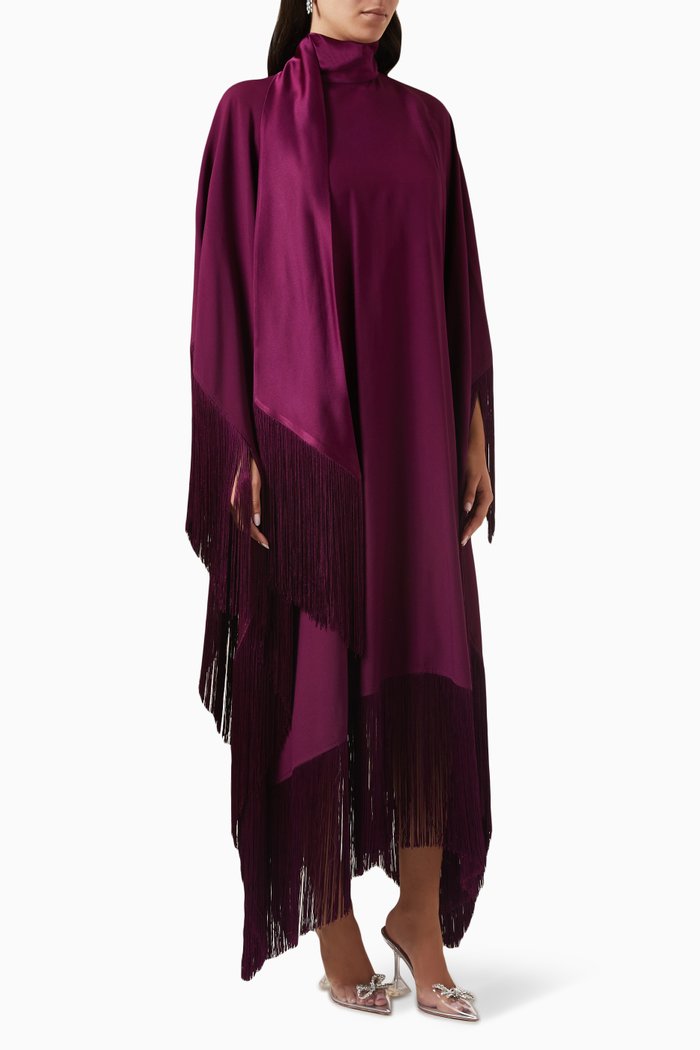 

Mrs Ross Fringe Kaftan, Red