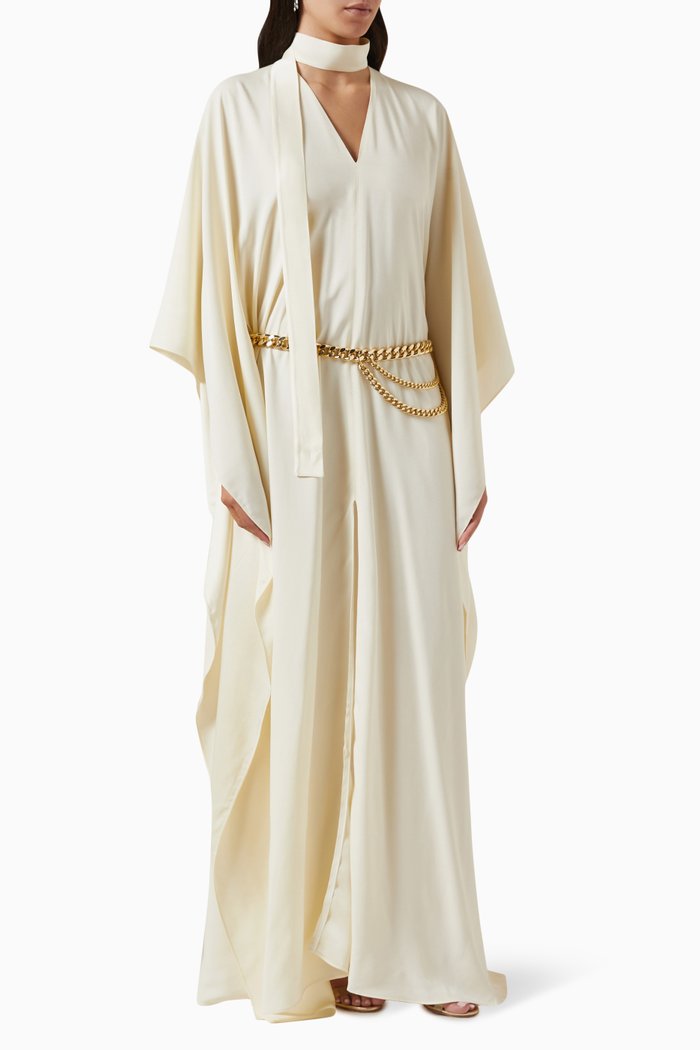 

El Viento Belted Kaftan, Neutral