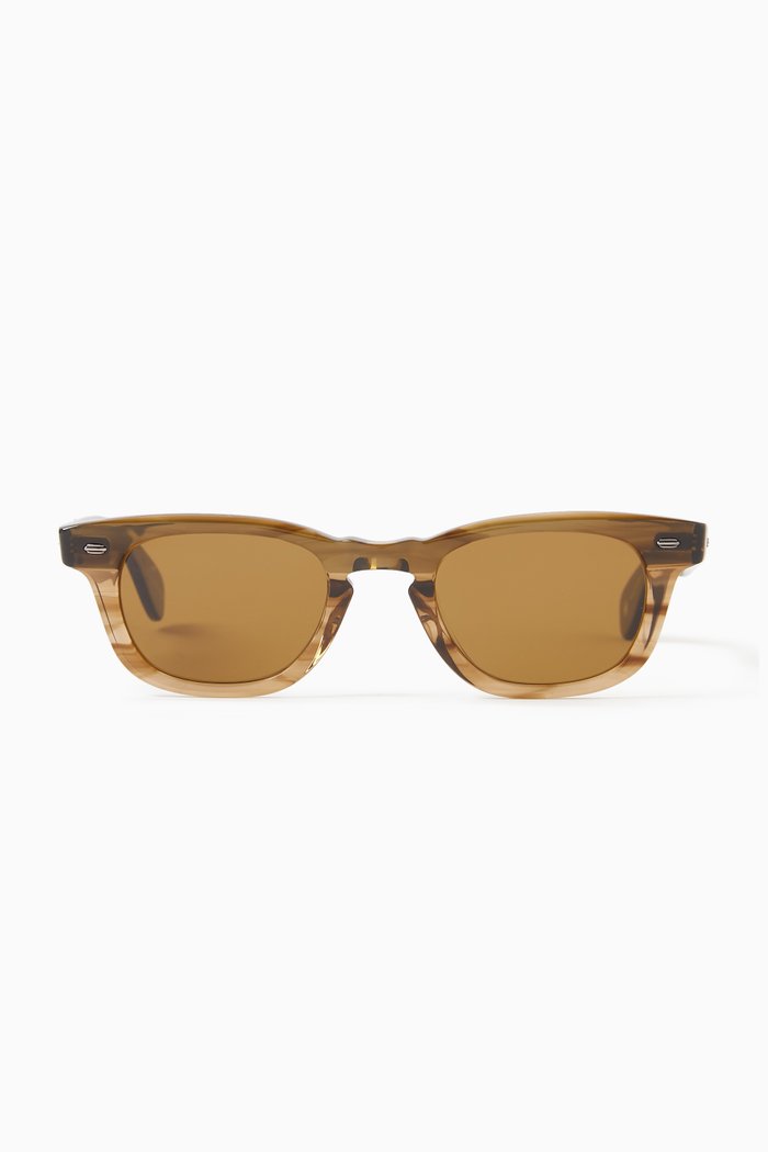 

Lo-B Sun sunglasses in Acetate, Brown