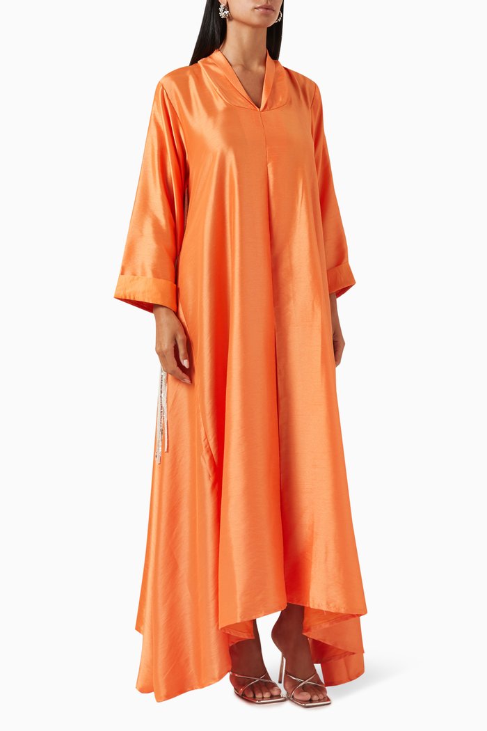 

Sequin Fringe Dress, Orange