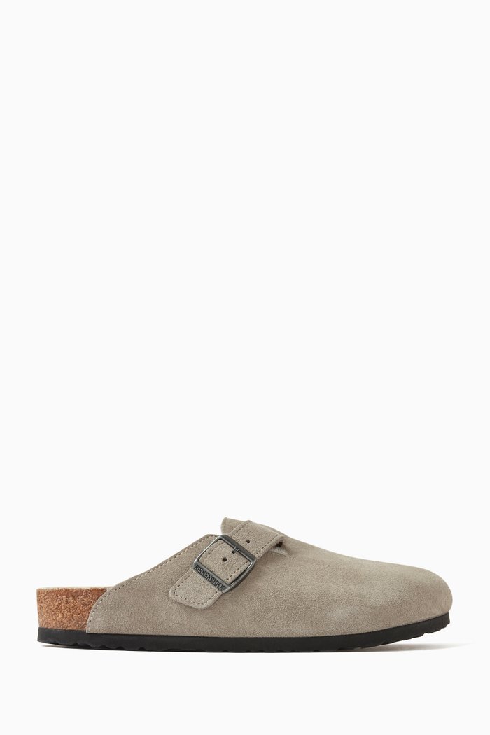 

Boston Clogs in Suede, Grey