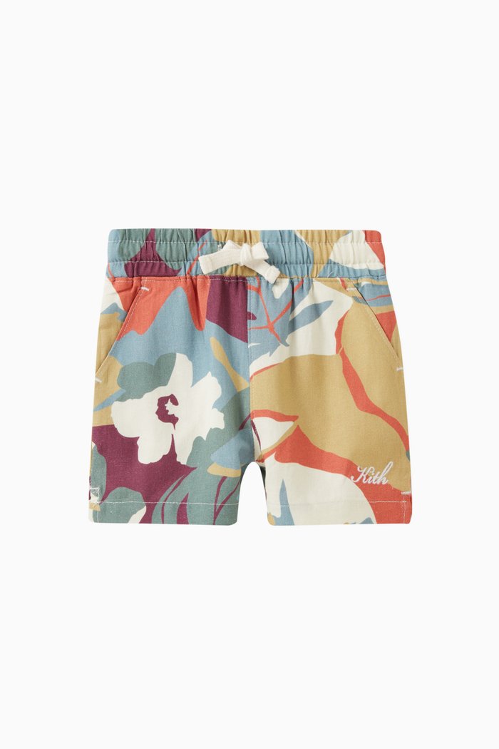 

Tropical Camp Shorts in Cotton Twill, Multicolour