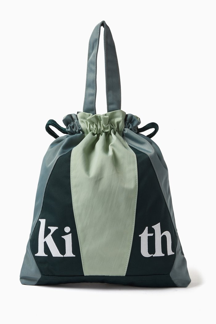 

Turbo Drawstring Tote Bag in Nylon, Green