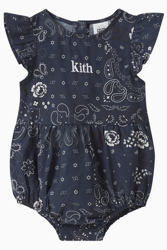 

Baby Paisley Bodysuit in Cotton, Blue