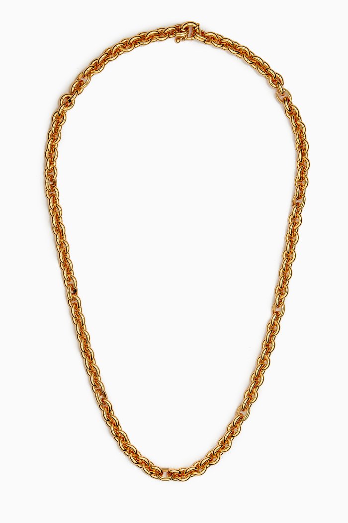 Cori Necklace in 18kt Yellow Gold-plated Brass