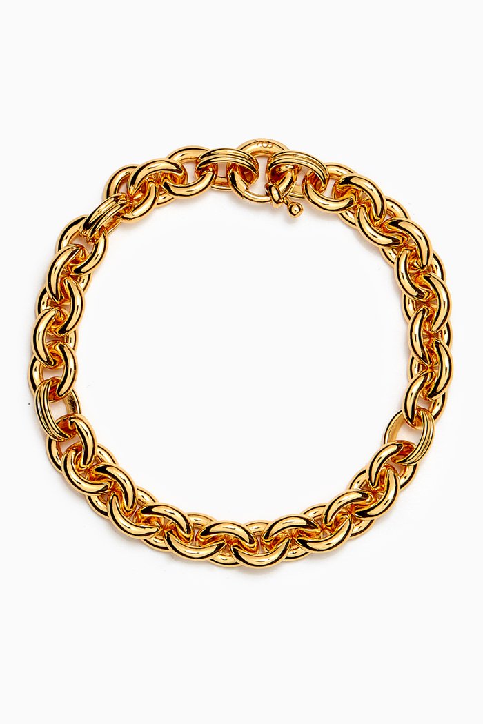 

Cori Chain Bracelet in 18kt Gold-plated Metal
