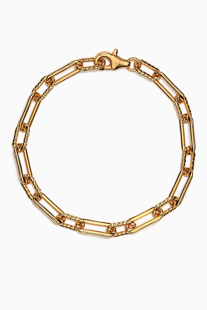 

Oto Bracelet in 18kt Gold-plated Metal