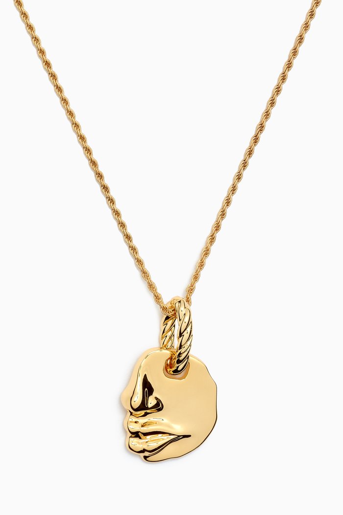 

Chya Necklace in 18kt Yellow Gold Plated Brass