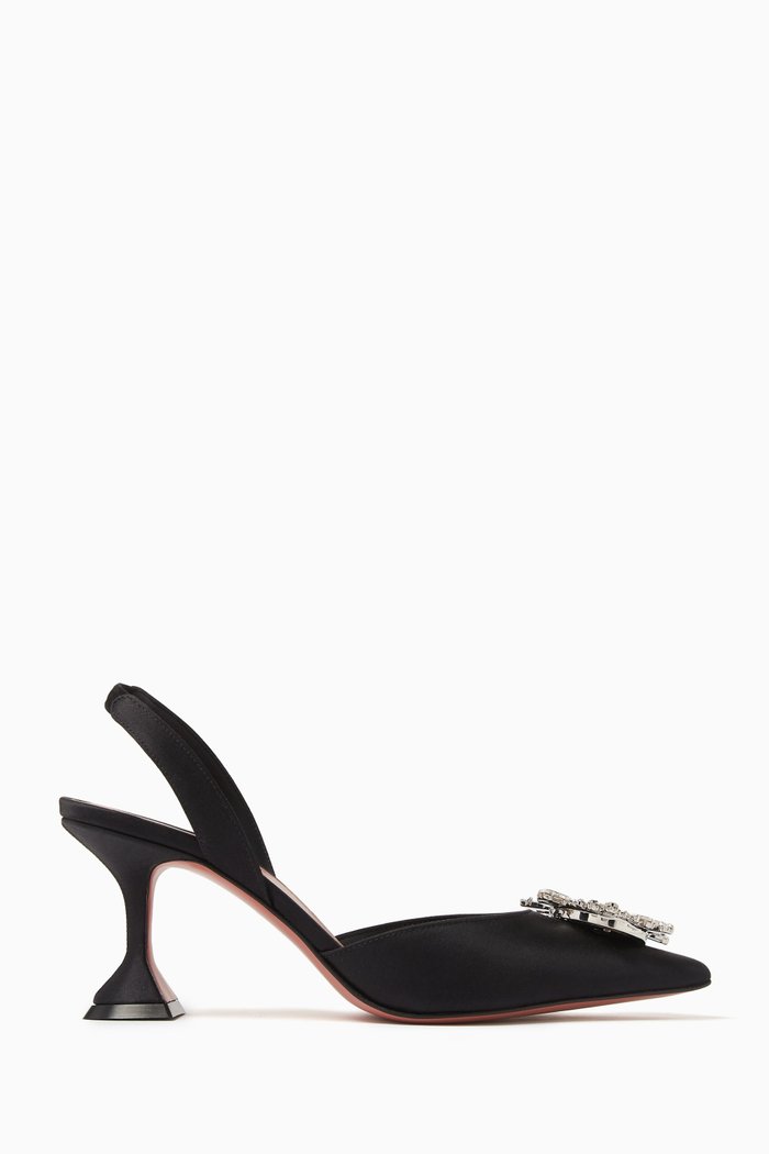

Begum Courts 70 Slingback Pumps in Satin, Black