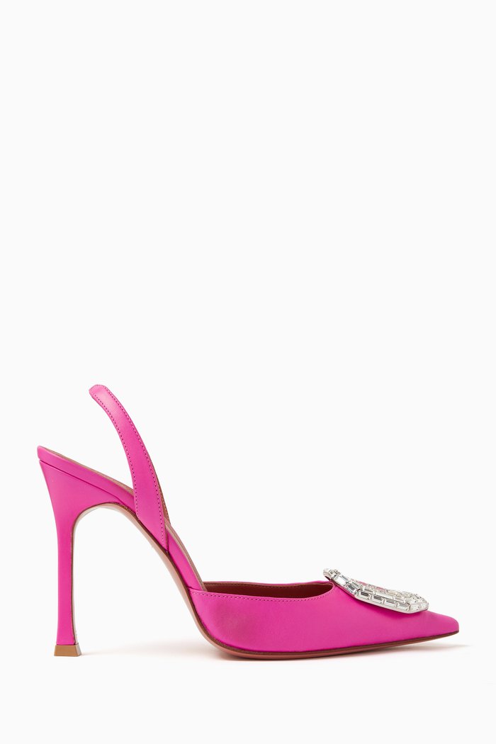 

Camelia 105 Crystal Slingback Pumps in Nappa, Pink