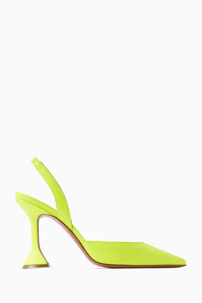 

Holli 95 Slingback Pumps in Nappa Leather, Yellow