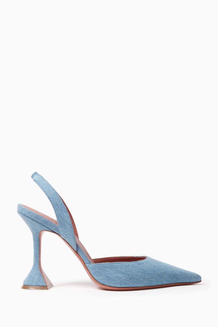 

Holli 95 Slingback Pumps in Denim, Blue