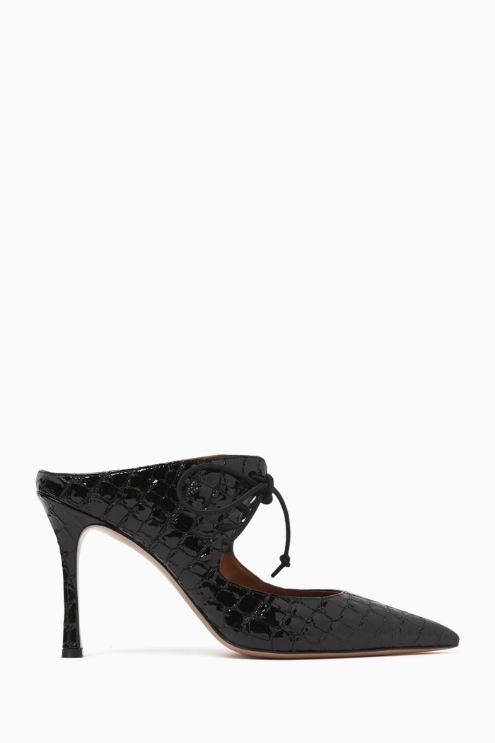 

Marcia 90 Mules in Patent Leather, Black
