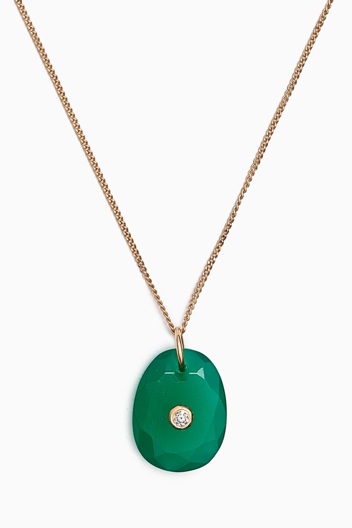 

Orso Diamond & Onyx Pendant Necklace in 14kt Gold, Yellow