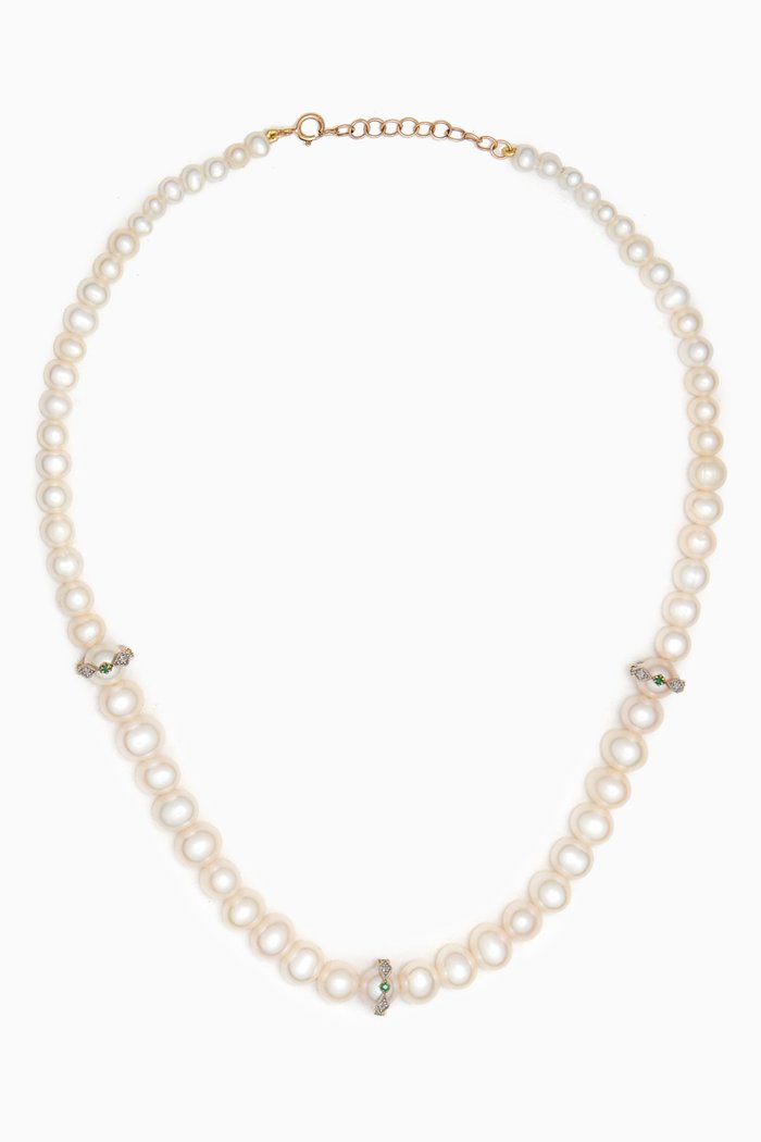 Chelsea N°2 Necklace in 9kt Yellow & White Gold
