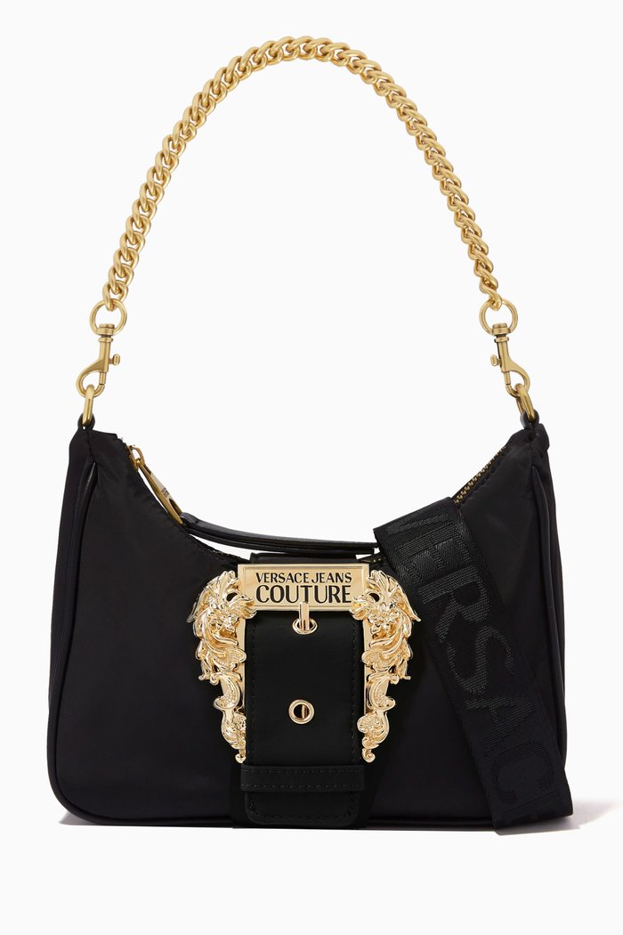 

Couture 01 Shoulder Bag in Recycled Nylon, Black
