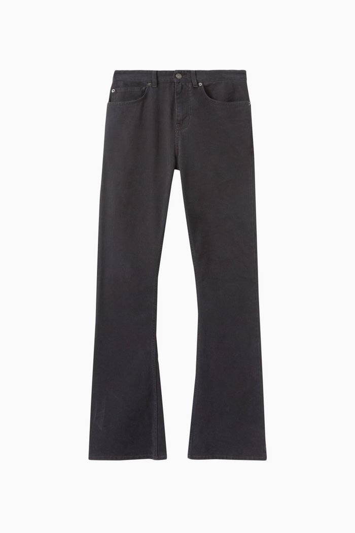

Bootcut Pants in Denim, Black