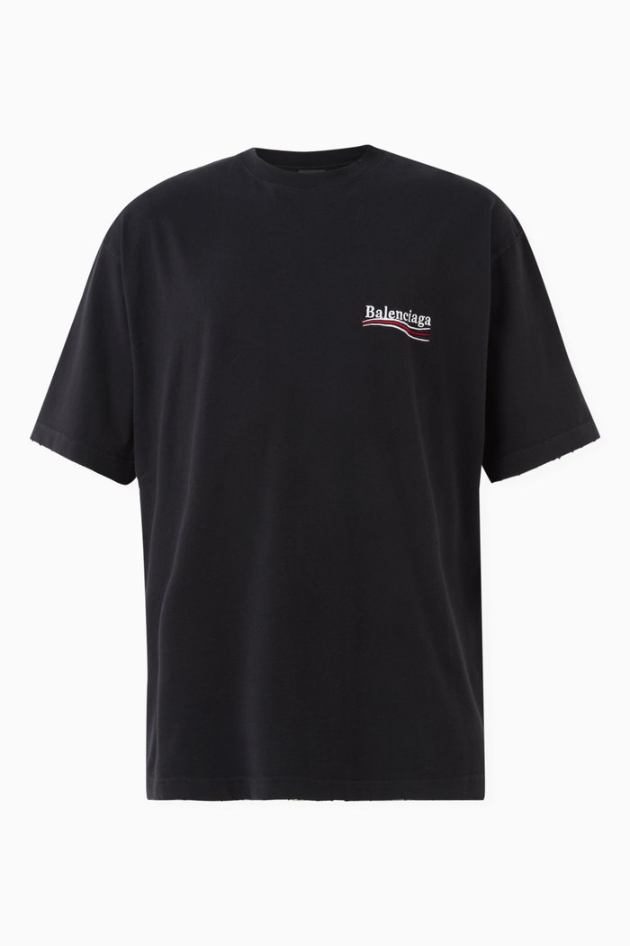 

Large Fit T-shirt in Cotton, Black