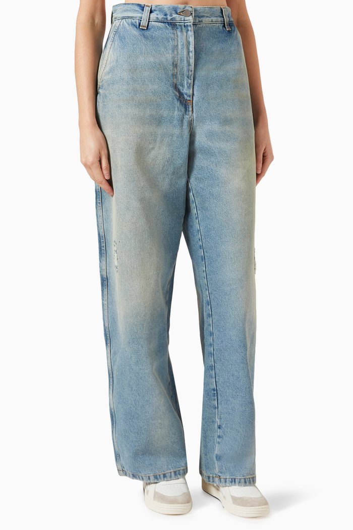 

Paris Wide-leg Jeans in Denim, Blue