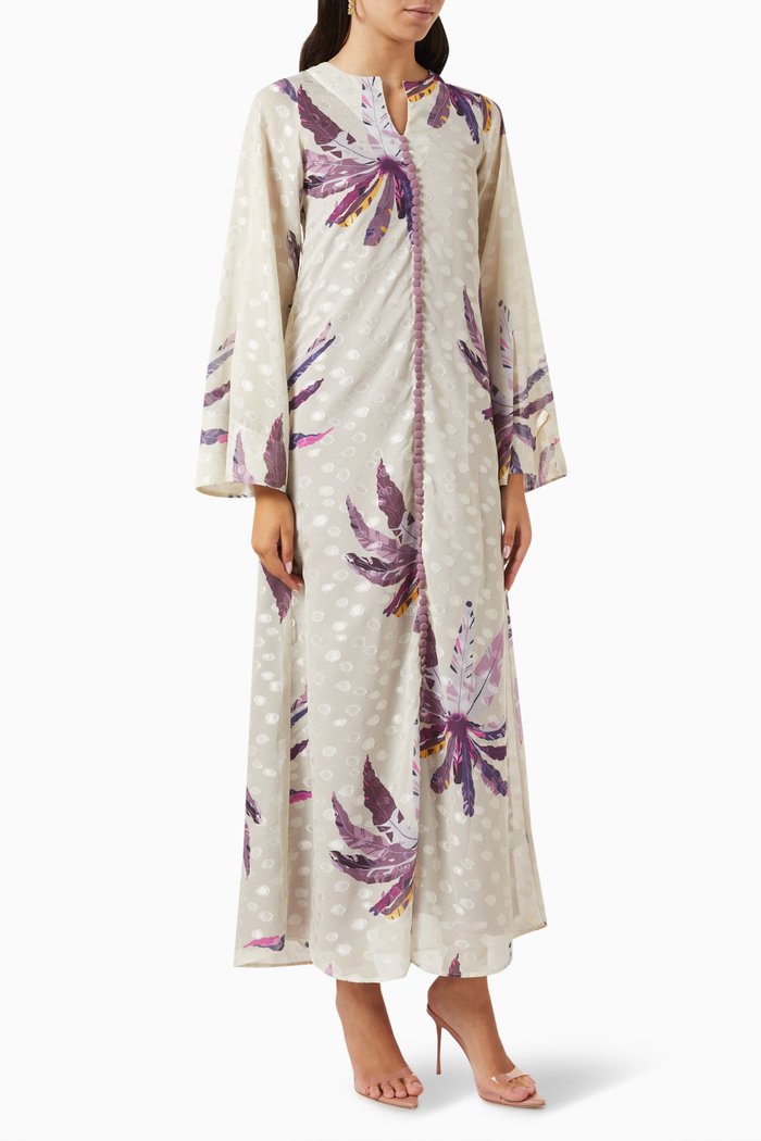

Floral Maxi Dress, Neutral