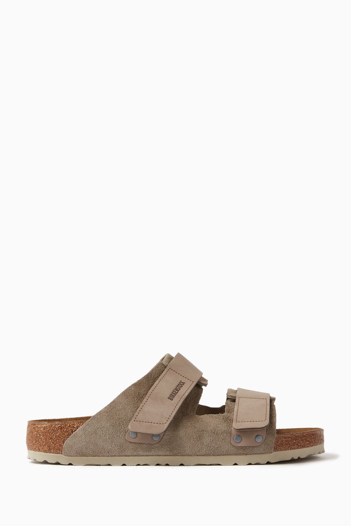 

Uji Sandals in Suede, Neutral