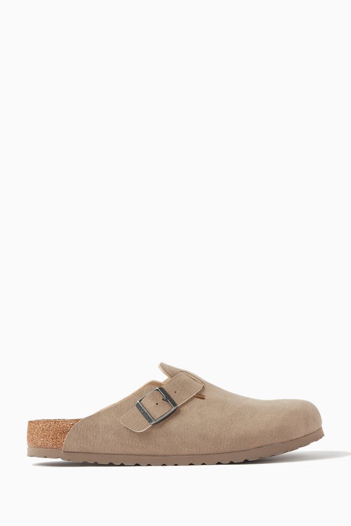 

Boston Clog Sandals in Microfibre, Neutral
