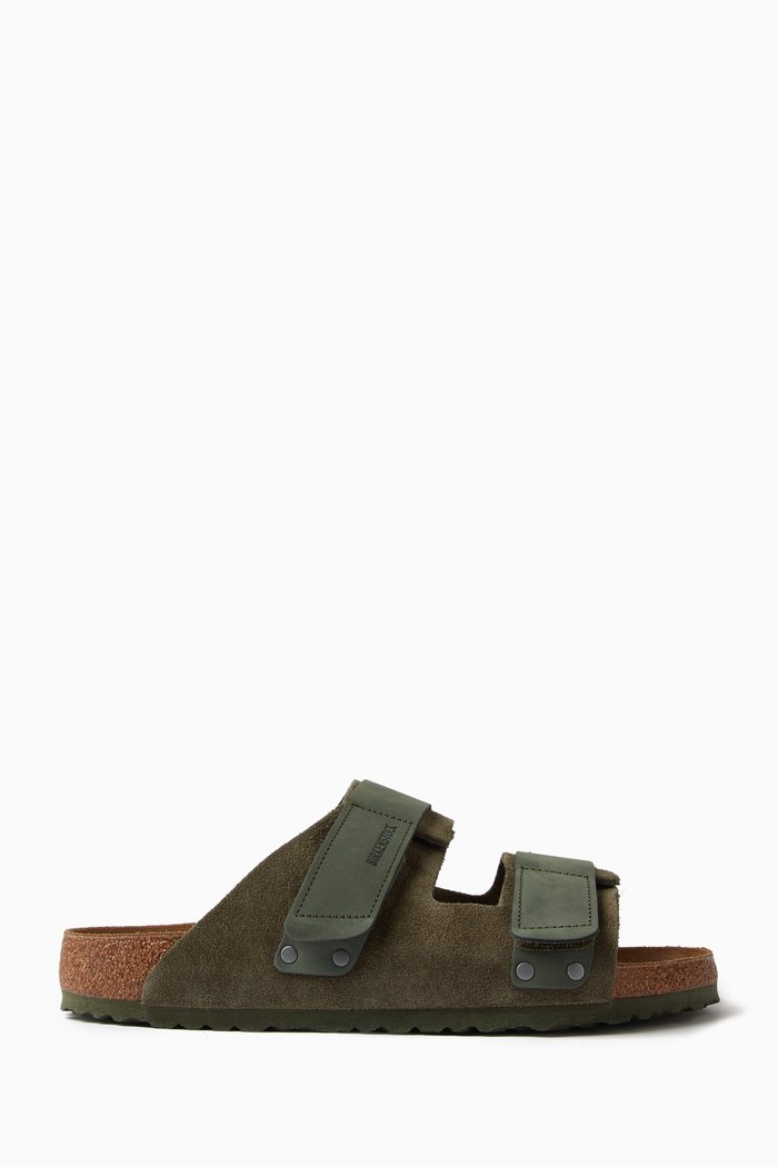 

Uji Sandals in Suede, Green