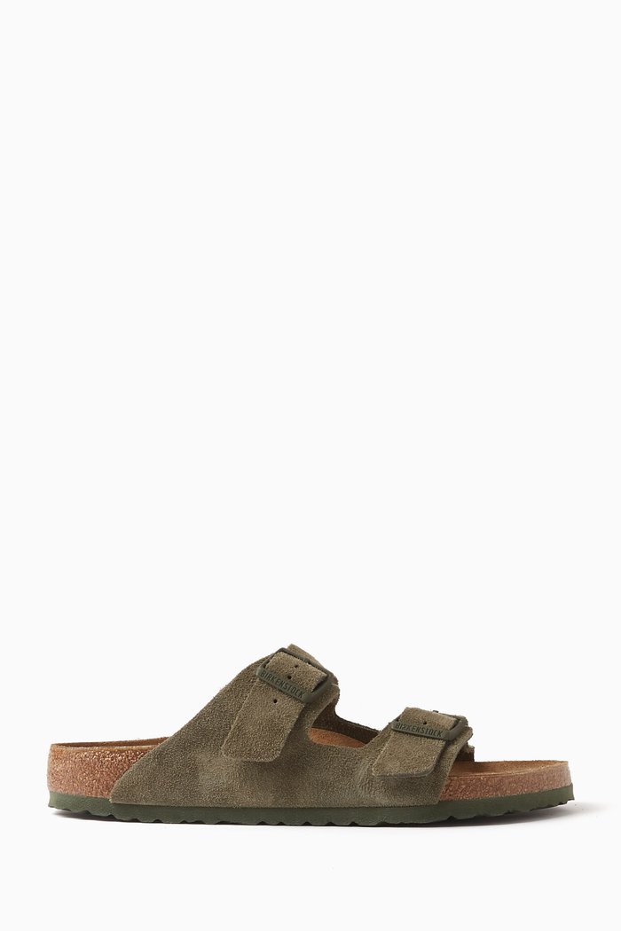 

Arizona Sandals in Suede, Green