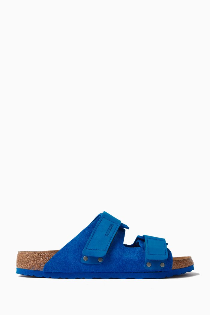 

Uji Sandals in Suede, Blue