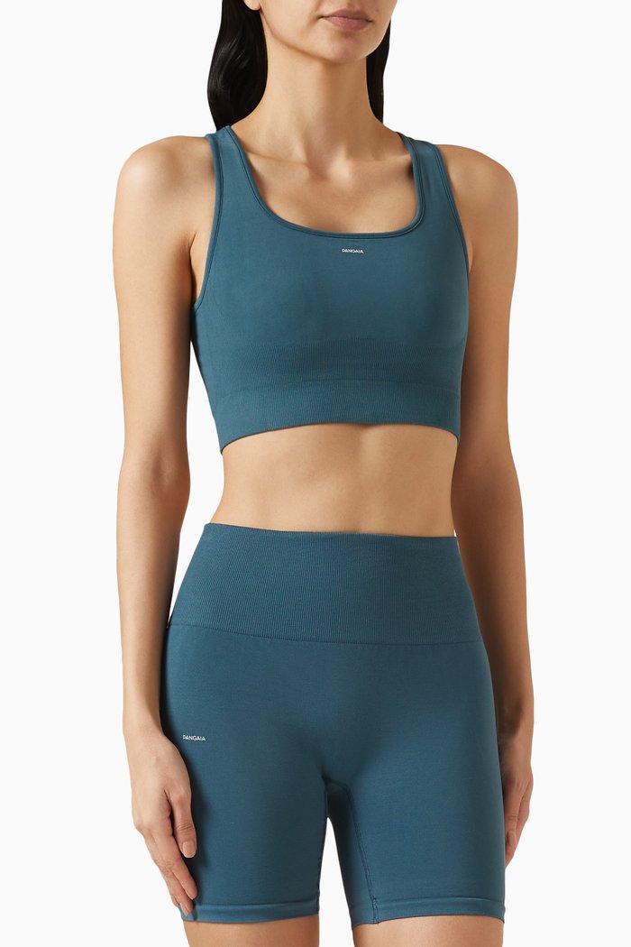 

Motion Low-impact Sports Bra in Biobased Nylon-blend, Blue