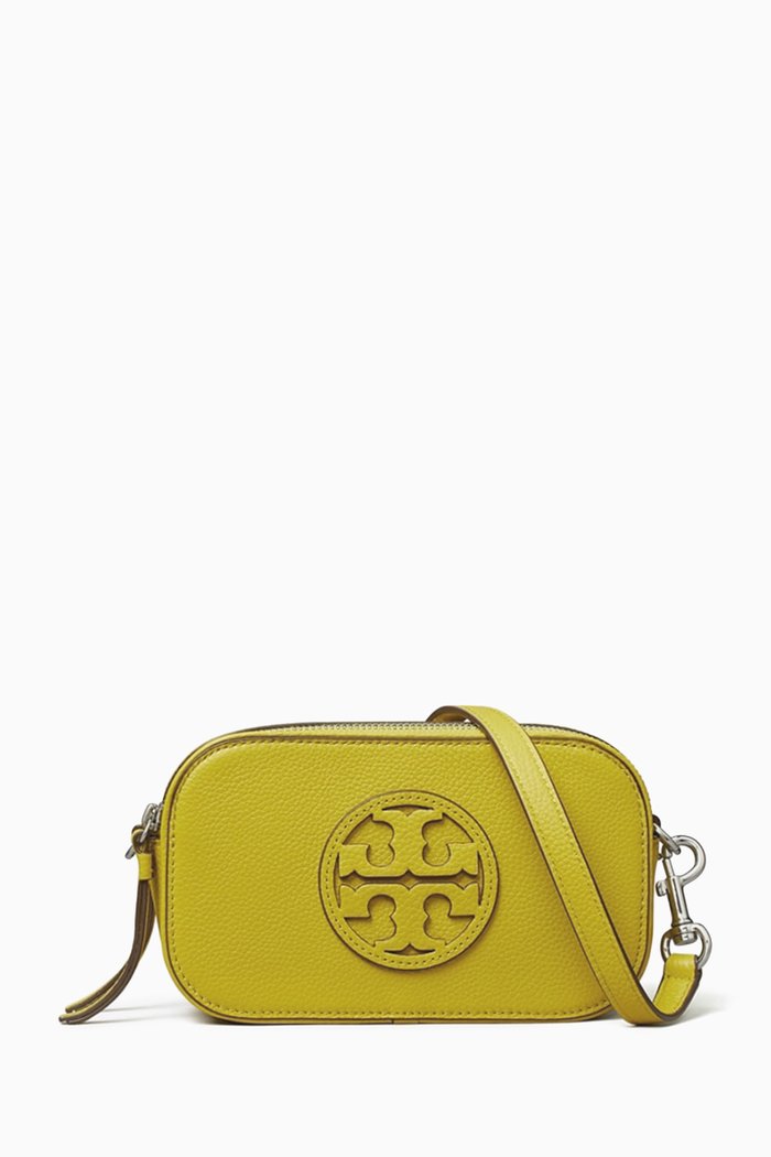 

Mini Miller Crossbody Bag in Leather, Green