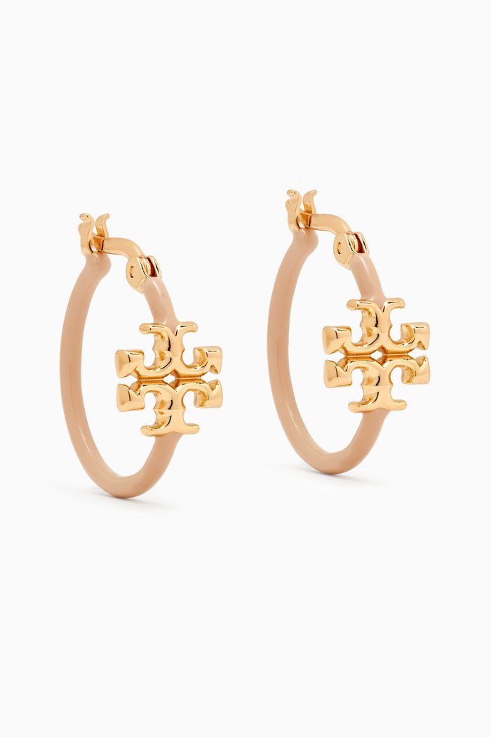 

Small Eleanor Hoops in Gold-plated Brass