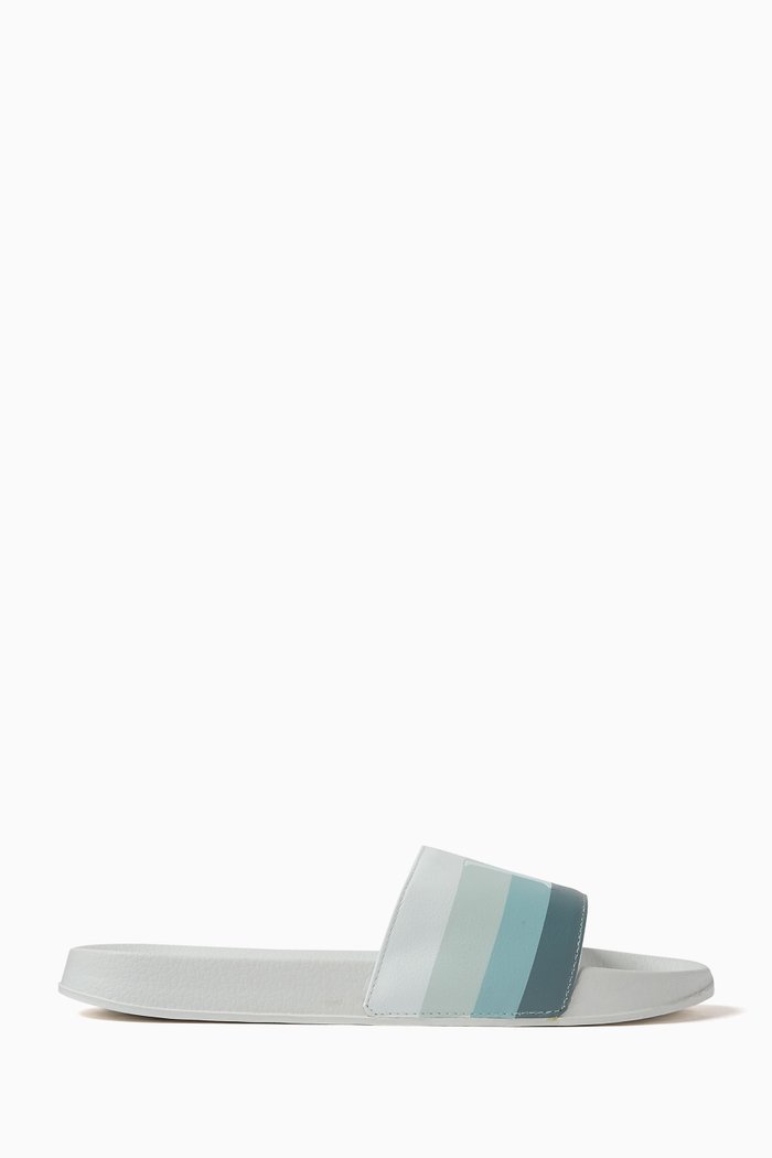 

Multi Stripe Serif Slides, Neutral