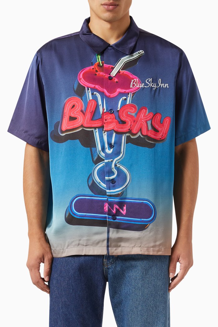 

Milkshake Shirt in Viscose, Multicolour