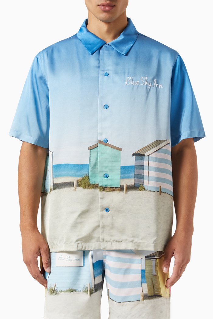 

Beach House Shirt in Viscose, Multicolour