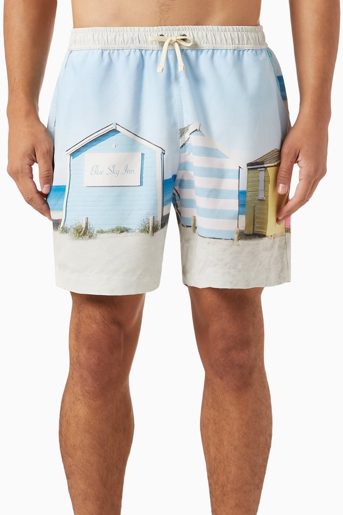 

Beach House Swim Trunks in Nylon, Multicolour