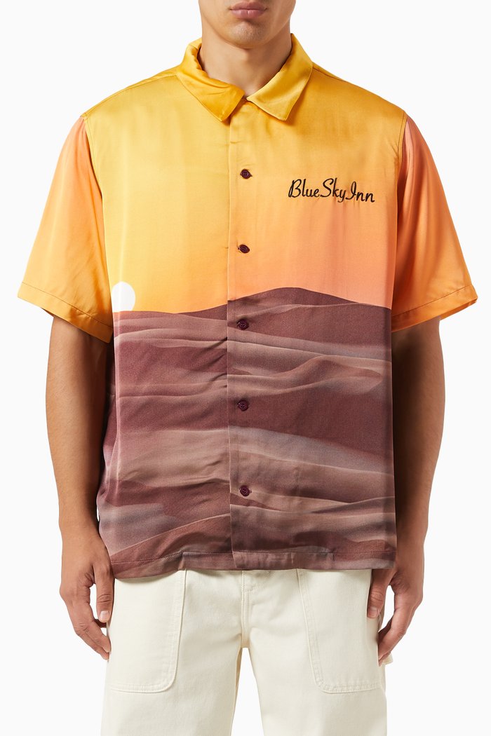 

Desert Dunes Shirt in Viscose, Multicolour