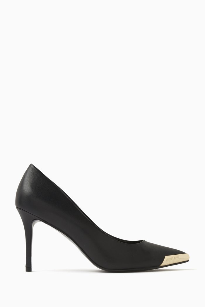 

Scarlet Pumps in Leather, Black
