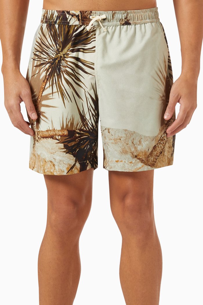 

Dragon Tree Swim Trunks in Nylon, Multicolour