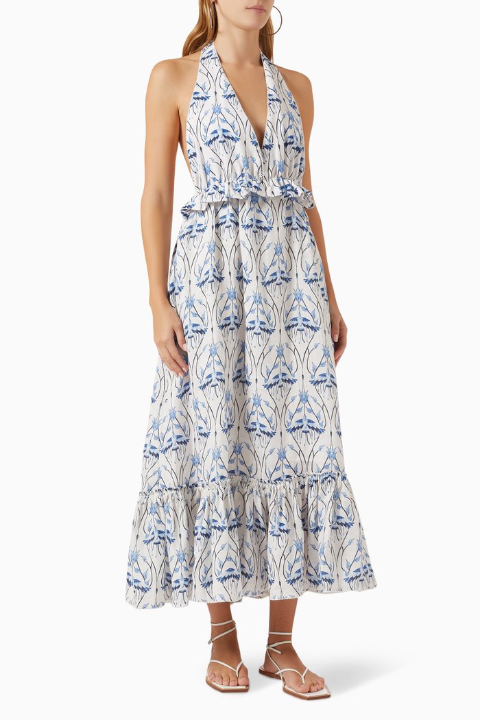 

Saba Halterneck Dress, Multicolour
