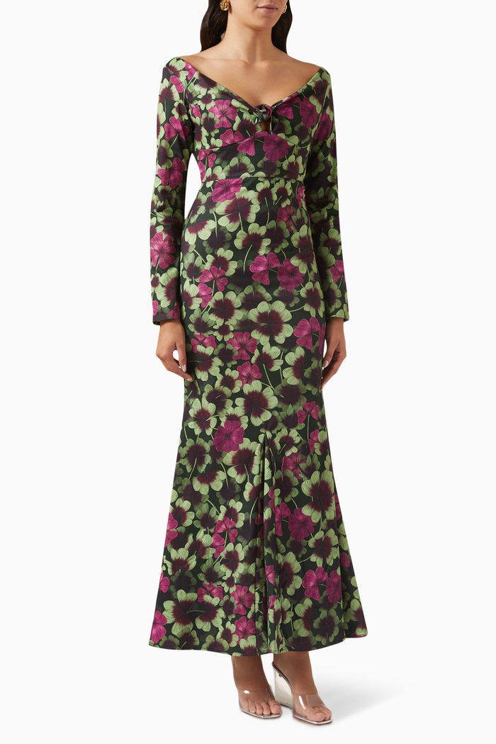 

Nube Fortuna Maxi Dress, Multicolour
