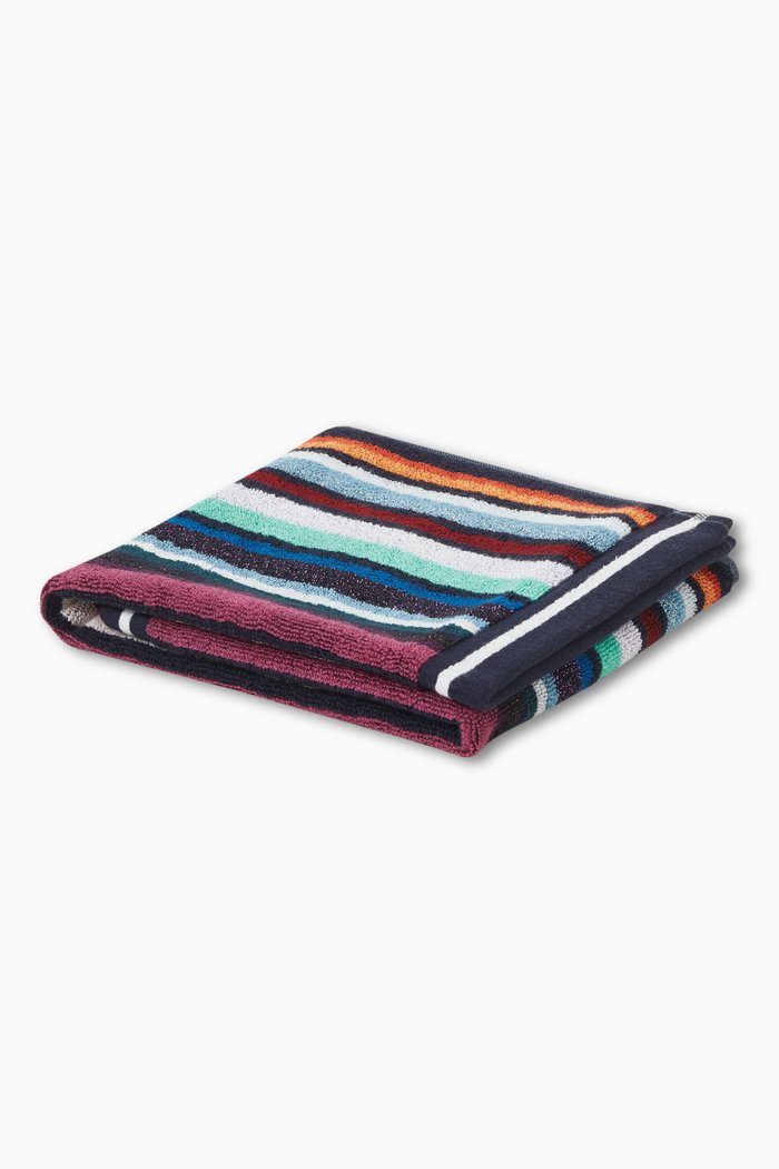 

Chandler Hand Towel in Lamé Terrycloth, Blue