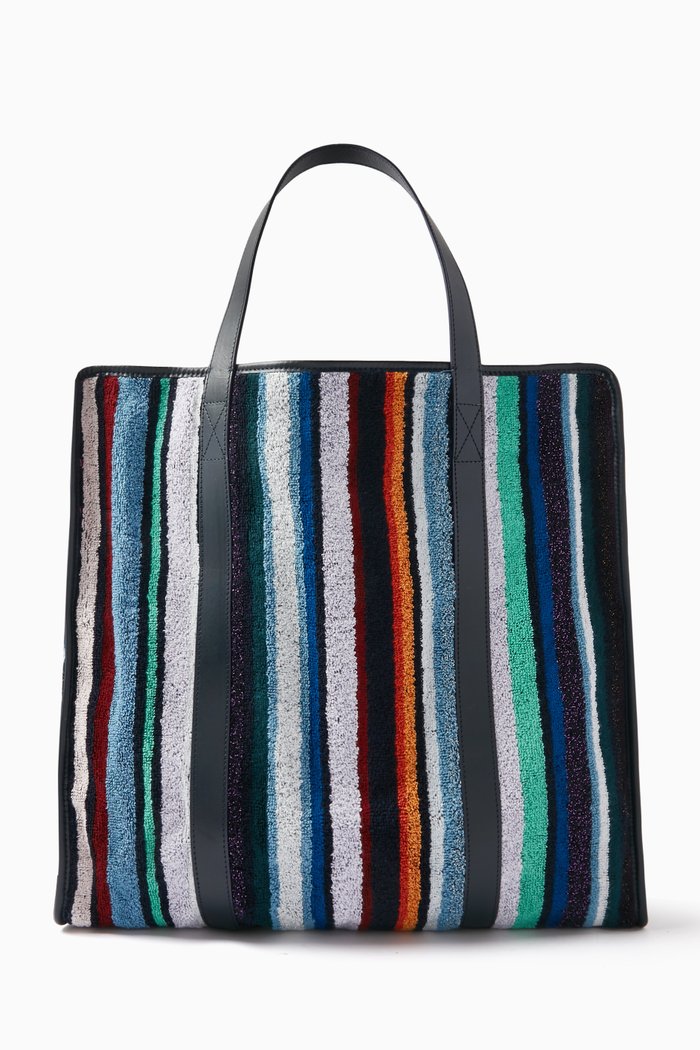 

Chandler Home Tote Bag in Terry, Blue