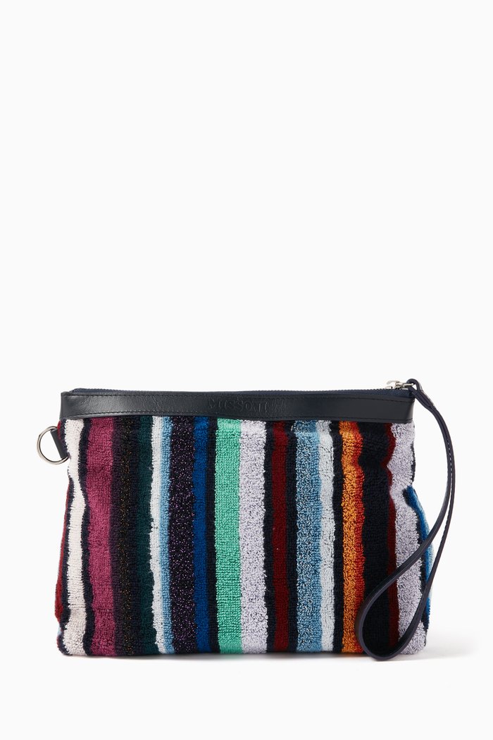 

Chandler Beauty Pouch in Terry, Blue
