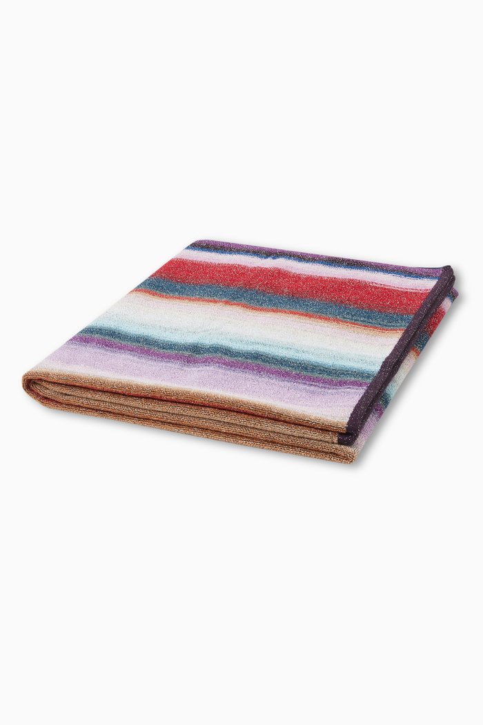 

Clancy Beach Towel in Lamé Terrycloth, Multicolour