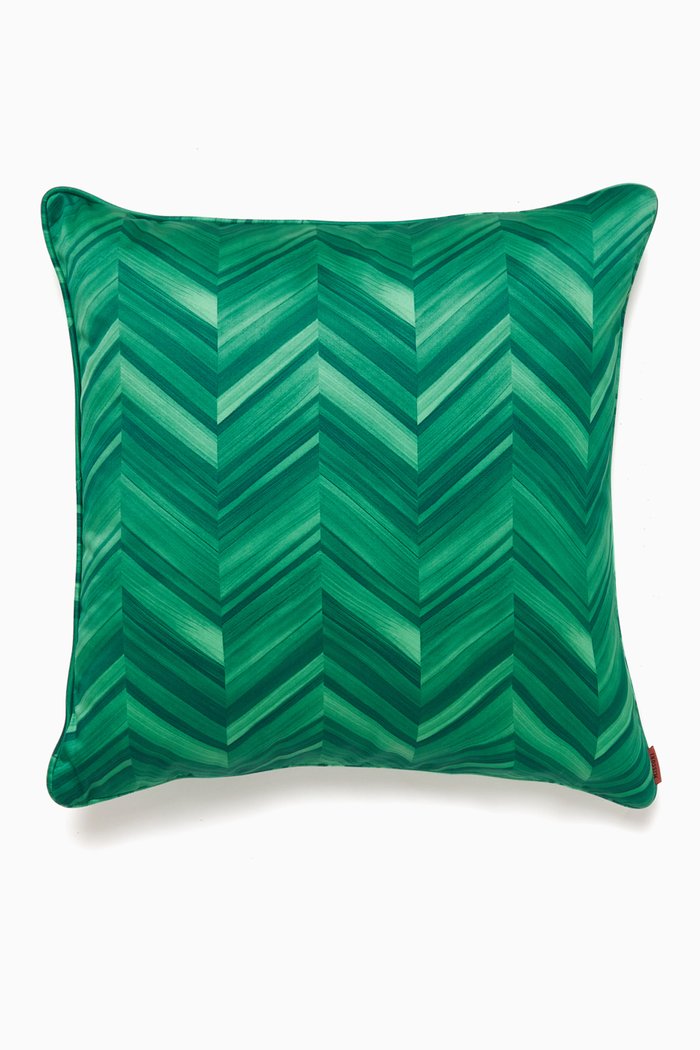 

Layers Inlay Cushion, 40 x 40cm, Green