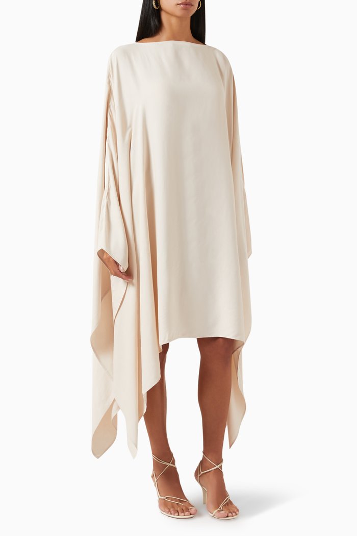 Phylo Poncho in ENKA® Viscose, Neutral