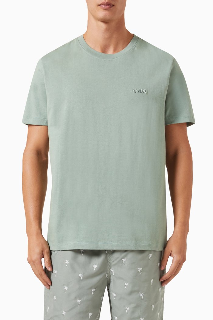 

Logo T-shirt in Cotton, Green