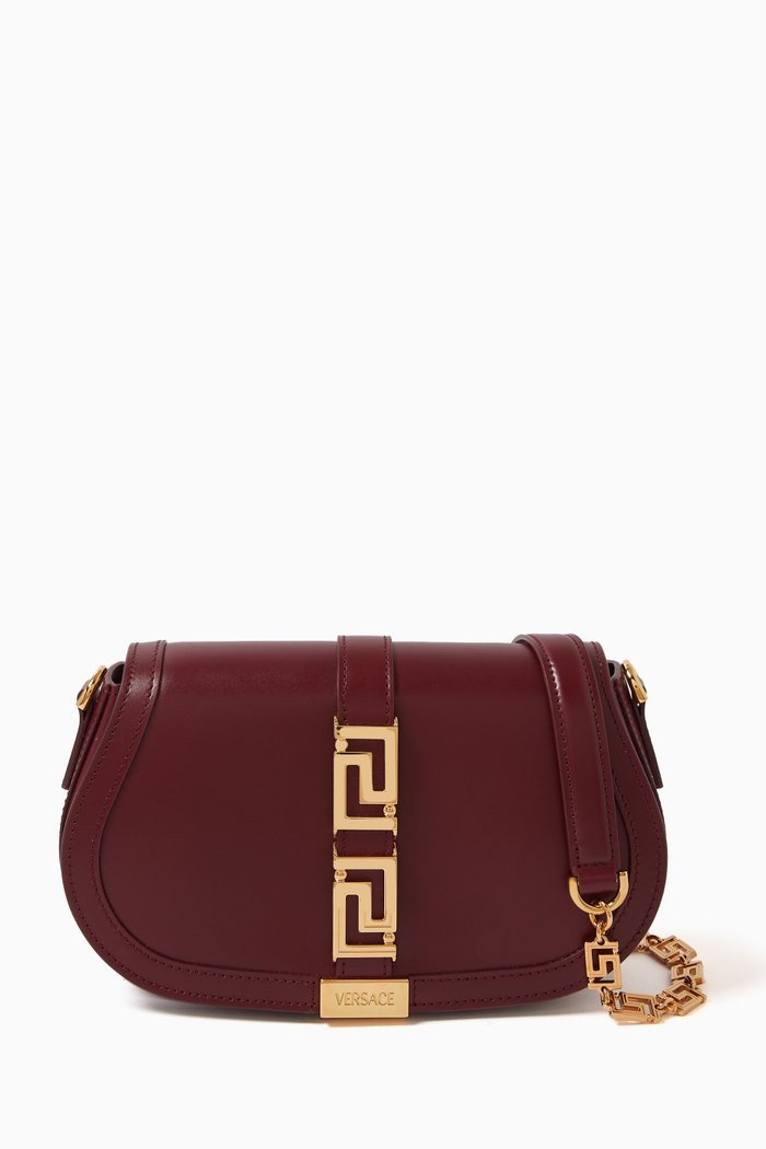 

Greca Goddess Shoulder Bag in Calf Leather, Multicolour