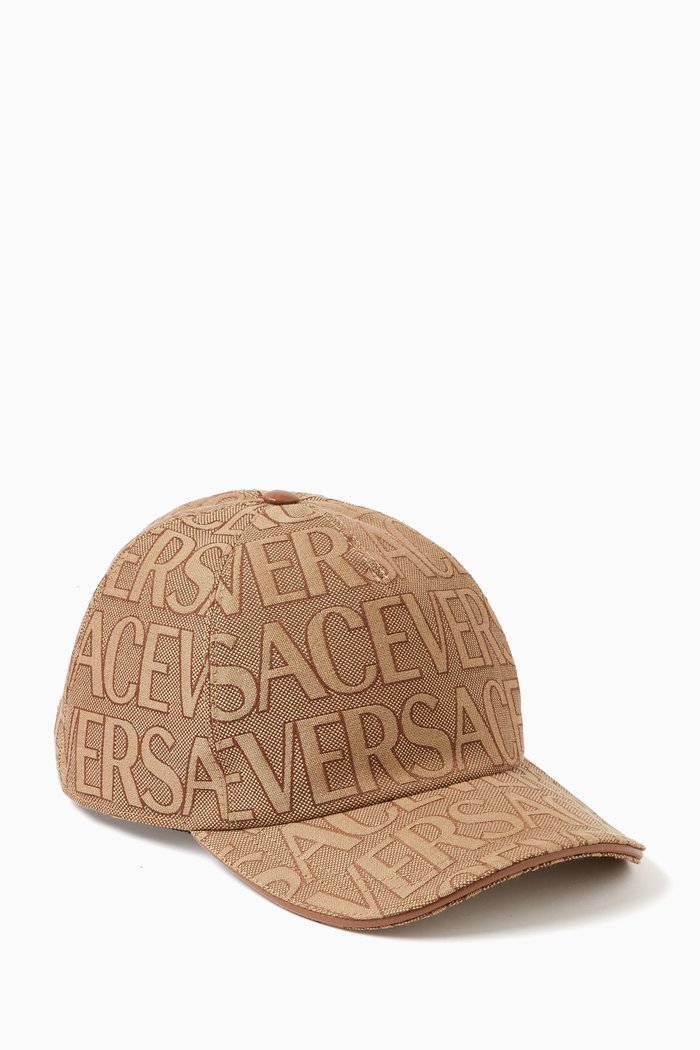 

All-over Print Baseball Cap in Jacquard, Metallic